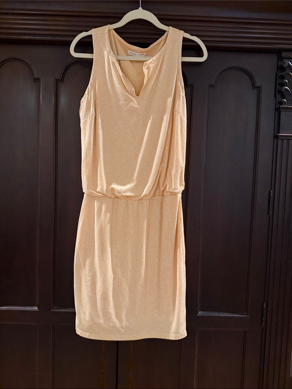 Athleta orange notch front dress​​